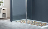 Spring Matte Tiles Ceramic Pebbles for Shower Floor Bathroom Backsplash Mosaic Art Tile【Pack of 5 Sheets】
