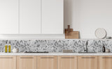 Silver Hexagon Stainless Steel Mosaic Tile Kitchen Backsplash Bathroom Shower Floor Accent Wall【Pack of 5 Sheets】
