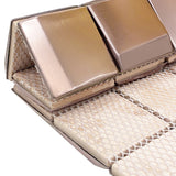 Champagne Wall Backsplash Tile 3D Metal Mosaic Sheets for Wall Backsplash Hotel Lobby Bar【Pack of 5 Sheets】