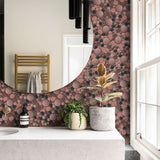Blujellyfish Bubble Mosaic Tile for Wall Backsplash Kitchen Bathroom【Pack of 5 Sheets】