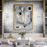 Metal Pebble Mosaic Tiles, Silver Stainless Steel Backsplash Tile for Kitchen Bath Backsplash Shower Floor【Pack of 5 Sheets】