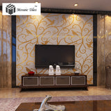 TST Mosaic Collages Golden Magpie Pattern Customized Hotel Home Remolding Shower Wall Tiles