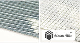 TST Mosaic Collages Leaf Pattern Crystal Glass Wall Deco Backsplash Art Mosaic Tiles