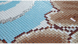 TST Mosaic Collages Flowers Patterns Home Hotel Background Wall Deco Glass Tiles