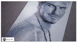 TST Mosaic Collages Black & White Crystal Glass Customize Portrait Photo Idol Star David Beckham