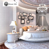TST Mosaic Collages Chrome Silver Bead Curtains Crystal Glass Tiles