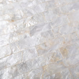 TST Freshwater Shell Pad Tiles Subway Natural White Seamless Shell Living Room & Bathroom Mosaic Tile
