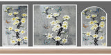TST Mosaic Murals Butterfly Flowers Mirror Background Mosaic Picture TSTBSM012