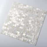 TST Mother Of Pearl Tiles White Subway Kitchen Backsplash Art Deco Mesh Shell Tiles