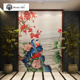 TST Mosaic Mural Nature Scenery Birds & Flowers Colorful Parquet Unique Design Hand Made Mosaic TIles