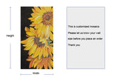 TST Mosaic Mural Sunflowers Parquet Unique Art Background Wall Decor
