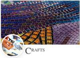 TST Mosaic Mural Peacock Flower Home Hotel Wall Deco Art Mosaic TSTBSM006