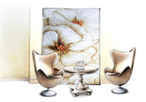 TST Jade Glass Mosaic Mural Tiles Bisazza Style Customized White Floral Mosaic Tile Home Wall Decor TSTBSM014