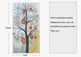 TST Mosaic Mural Candy Color Red Happiness Love Tree Lollipop Bedroom Study Deco