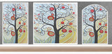 TST Mosaic Mural Candy Color Red Happiness Love Tree Lollipop Bedroom Study Deco