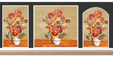 TST Mosaic Murals Sunflower Van Gogh Oil Painting Customized Mosaic Art TSTBSM002