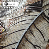TST Mosaic Mural Big Flower Crystal Glass Hand Made Art Mosaics