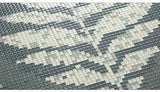 TST Mosaic Collages Leaf Pattern Crystal Glass Wall Deco Backsplash Art Mosaic Tiles