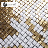 TST Mosaic Collages Golden Magpie Pattern Customized Hotel Home Remolding Shower Wall Tiles
