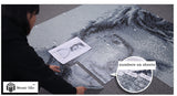 TST Mosaic Collages Black & White Crystal Glass Customize Portrait Photo Idol Star David Beckham
