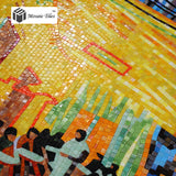 TST Mosaic Murals Deco Wall Customized Art Mosaic Van Gogh Oil Painting The Night Cafe