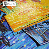 TST Mosaic Murals Deco Wall Customized Art Mosaic Van Gogh Oil Painting The Night Cafe