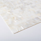 TST Mother Of Pearl Tiles White Subway Kitchen Backsplash Art Deco Mesh Shell Tiles