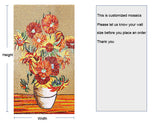TST Mosaic Murals Sunflower Van Gogh Oil Painting Customized Mosaic Art TSTBSM002